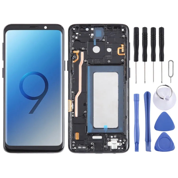 TFT LCD-scherm met digitizer en frame voor Samsung Galaxy S9 SM-G955 (zwart)