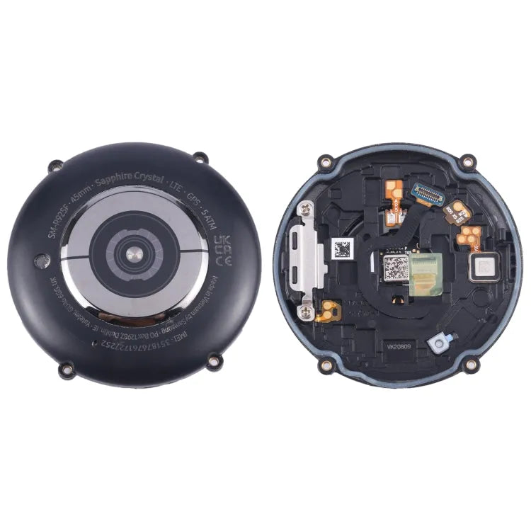Originele achterkant complete montage voor Samsung Galaxy Watch5 Pro 45 mm SM-R920 (zwart)