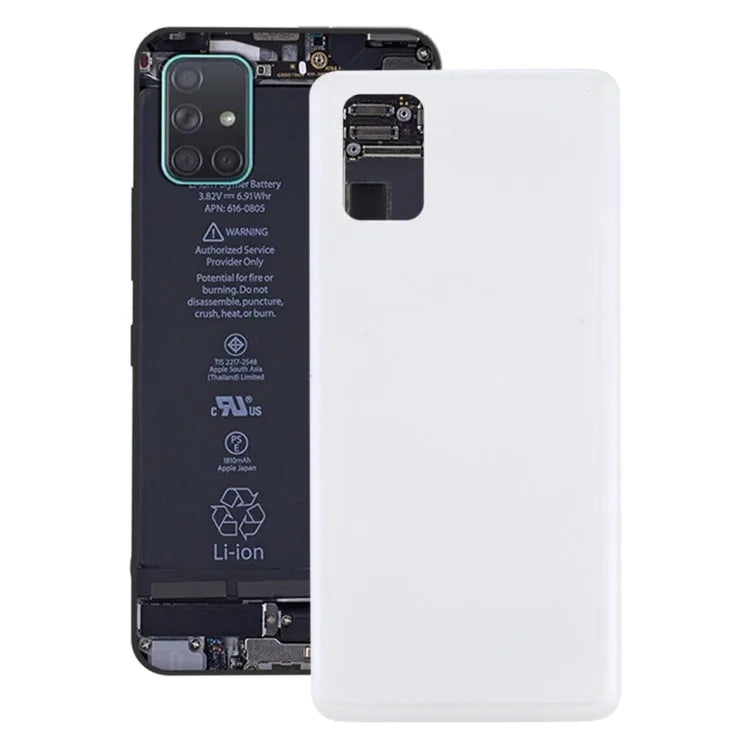 Batterij-achterklep voor Samsung Galaxy M51 (wit)