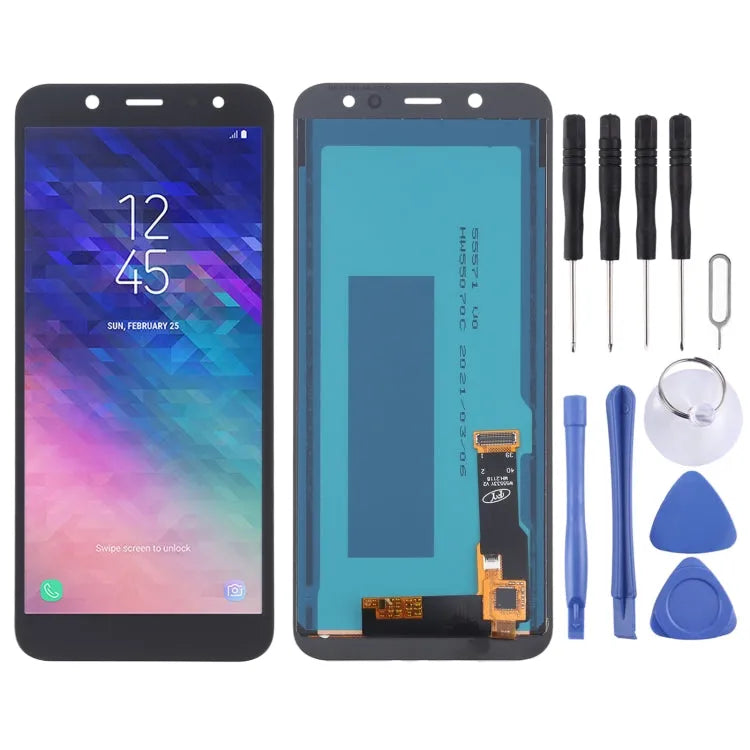 TFT LCD-scherm met digitizer volledige montage voor Samsung Galaxy A6 (2018) A600F (zwart)