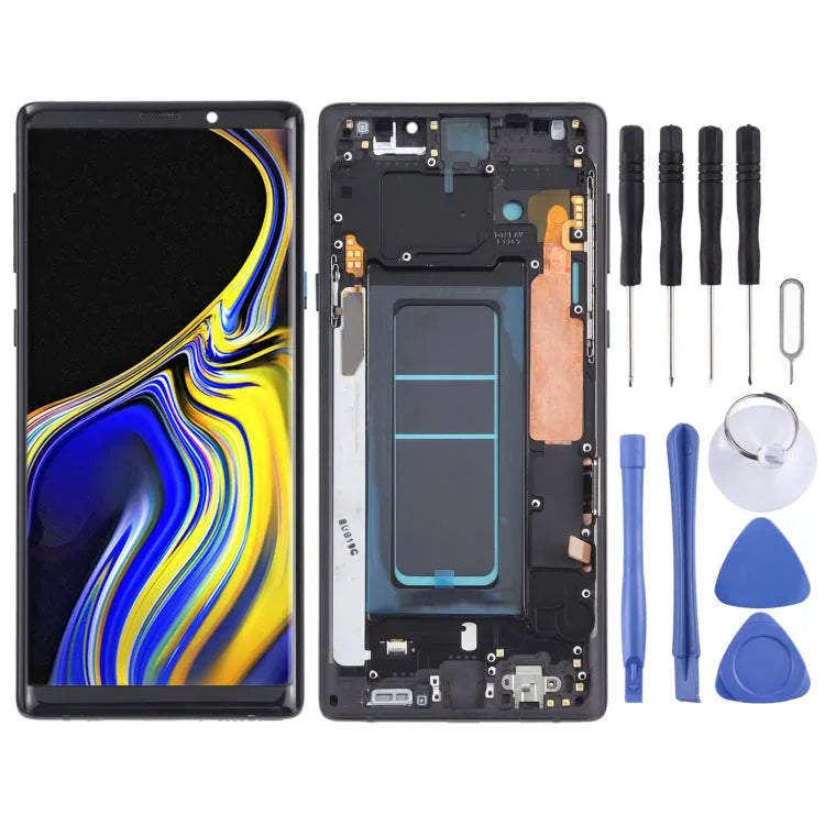 OLED LCD-scherm met digitizer en frame voor Samsung Galaxy Note9 SM-N960 (zwart)