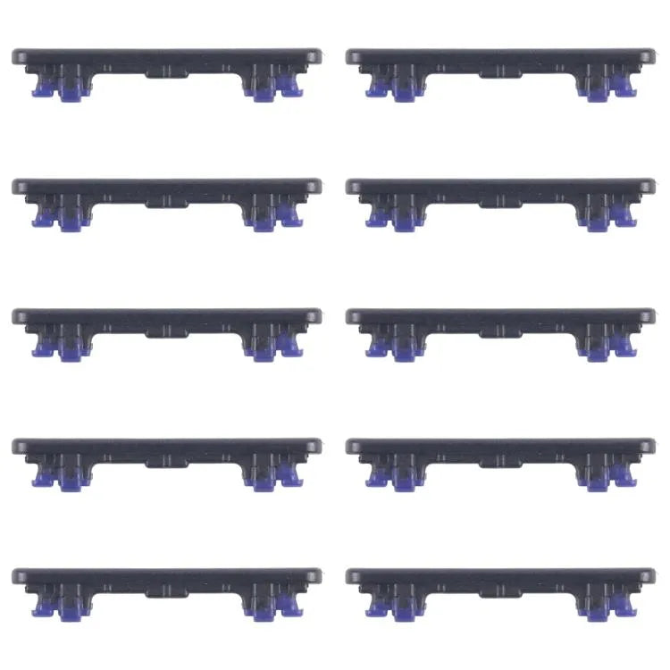 Volumeknop voor Samsung Galaxy A16 SM-A165F, 10 stuks (zwart)