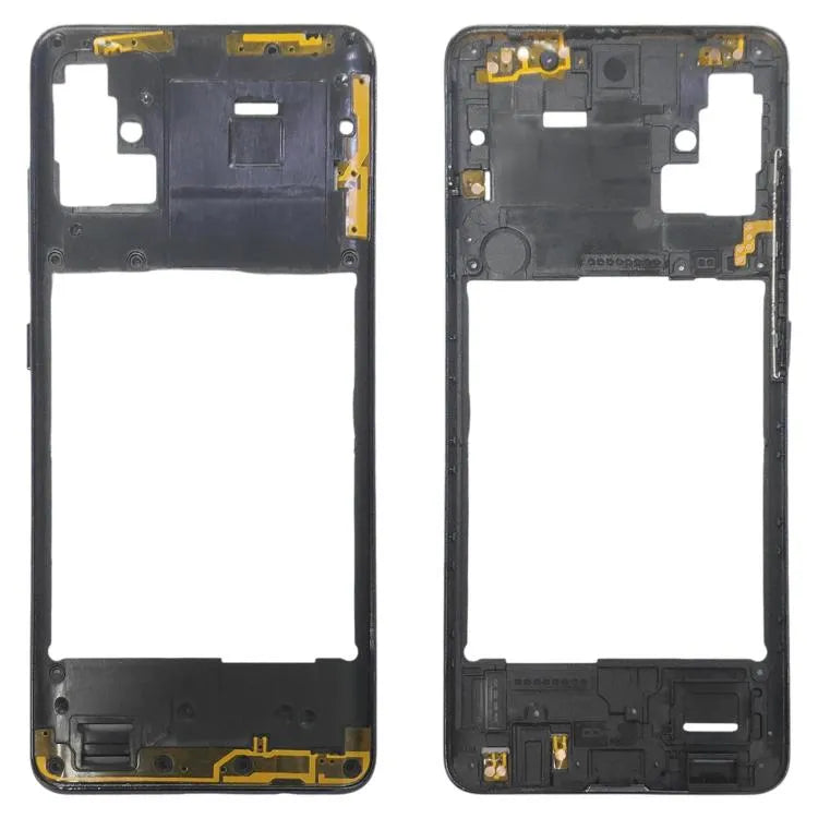 Middelste frame bezelplaat voor Samsung Galaxy A51 (zwart)