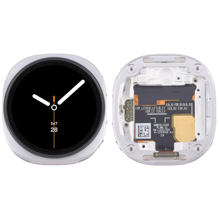 LCD-schermdigitizer met frame voor Samsung Galaxy Watch 8 40 mm SM-L320 SM-L325 (zilver)