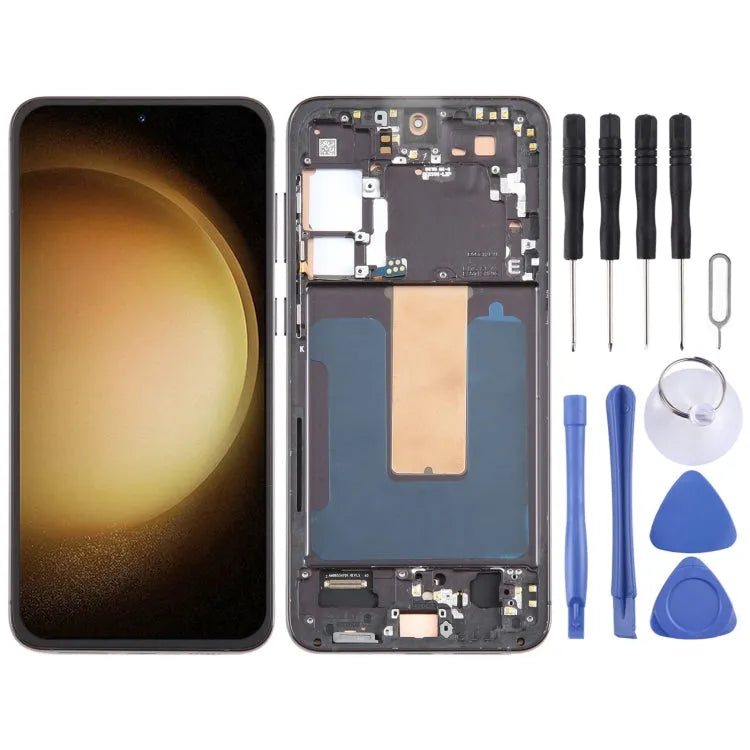 OLED LCD-schermdigitizer met frame voor Samsung Galaxy S23+ 5G SM-S916B