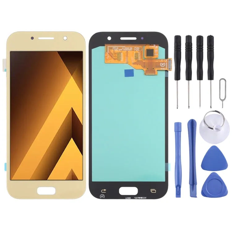 OLED LCD-schermdigitizer voor Samsung Galaxy A5 (2017) SM-A520 (goud)