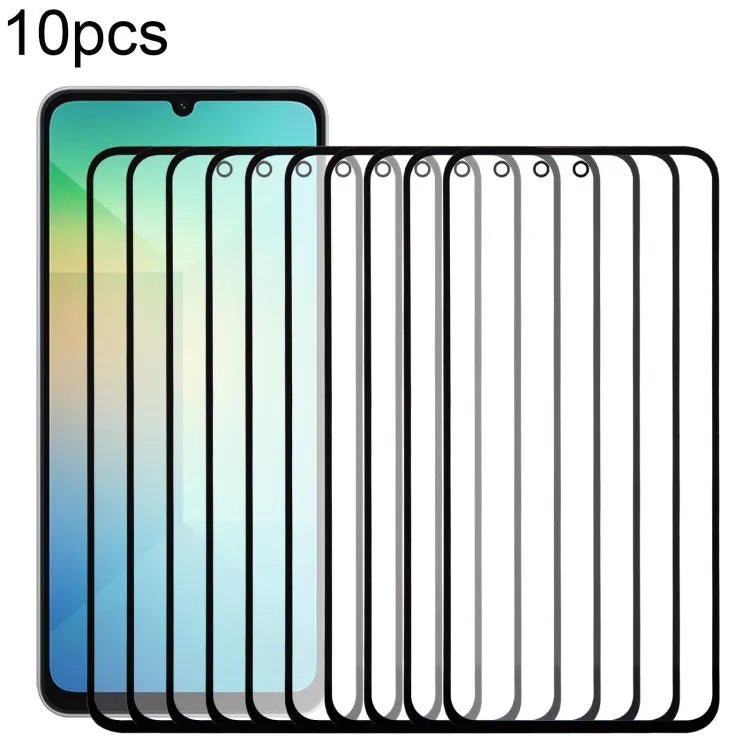 Voorruit buitenste glazen lens met OCA-lijm voor Samsung Galaxy A06 5G SM-A066B (10 stuks)