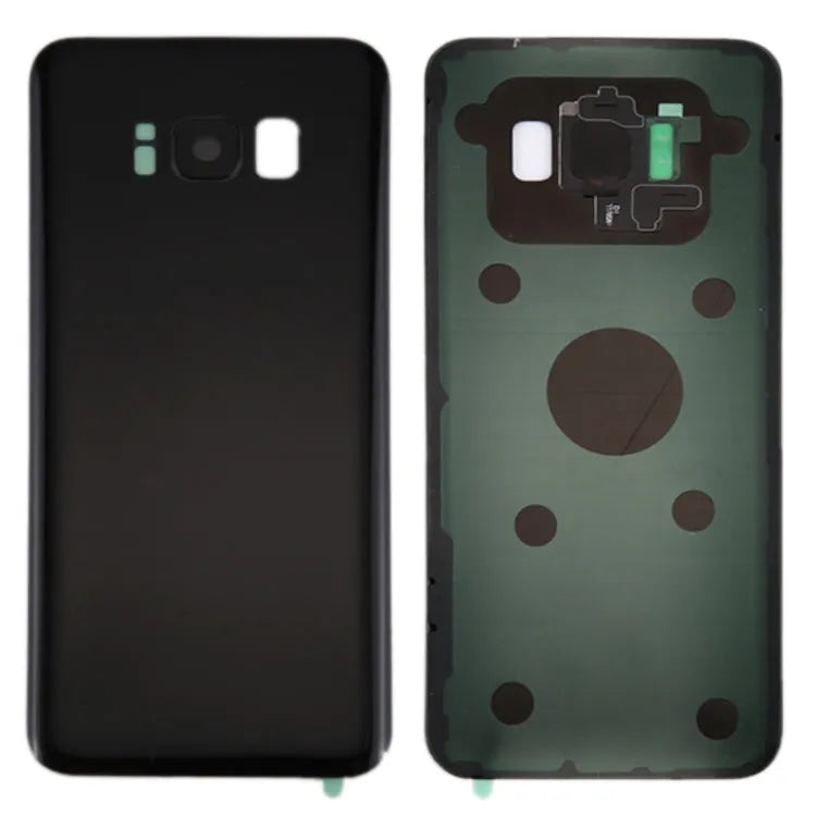 Batterij-achterkant met cameralens-cover voor Samsung Galaxy S8 G950 (zwart)