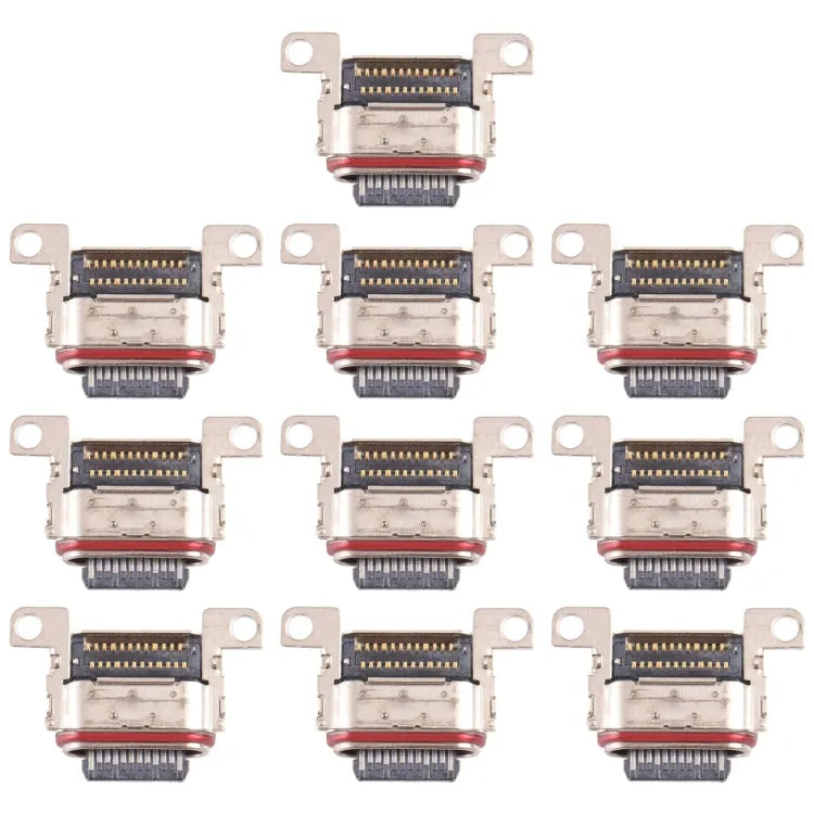 USB-C oplaadpoort-connectors voor Samsung Galaxy S21 FE 5G SM-G990B (10 stuks)