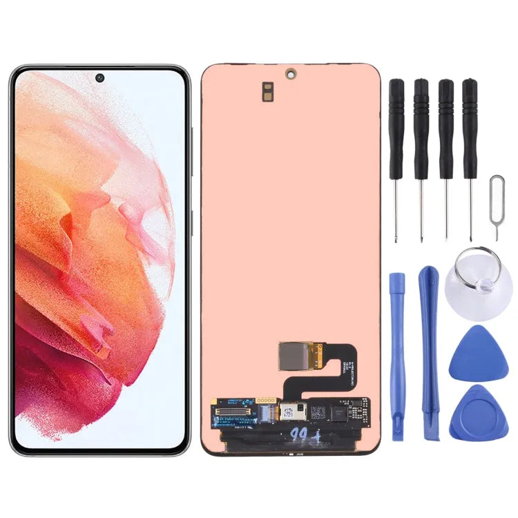 Originele Super AMOLED LCD-scherm met digitizer voor Samsung Galaxy S21 5G