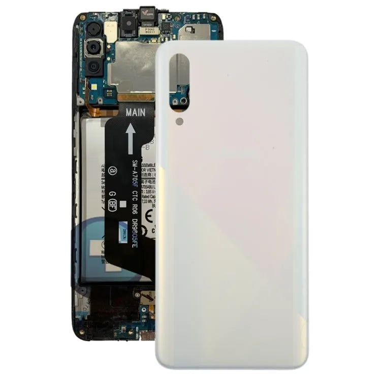 Batterijachterklep voor Samsung Galaxy A30s (wit)