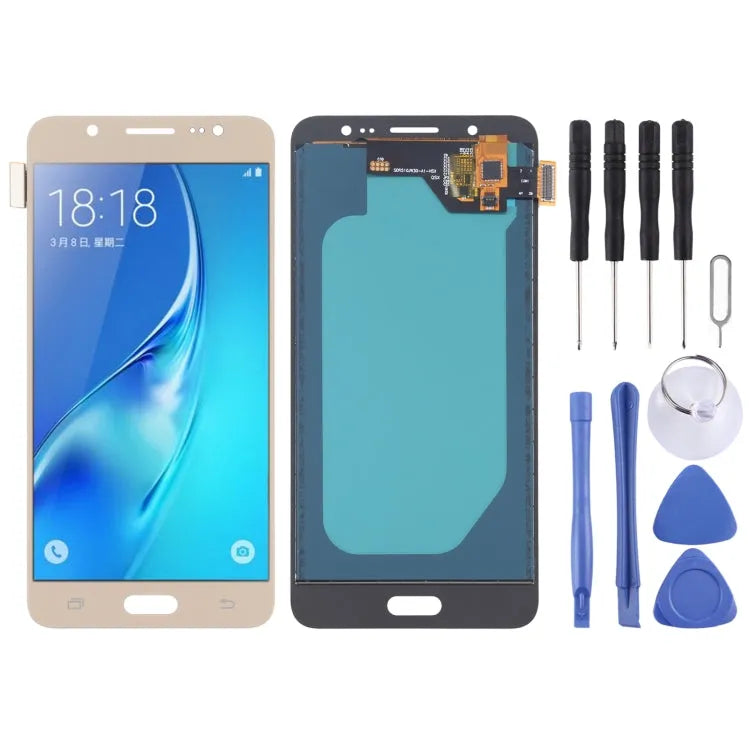 LCD-scherm en aanraakpaneel (TFT) voor Samsung Galaxy J5 (2016) J510 J510FN J510F J510G J510Y J510M (goud)