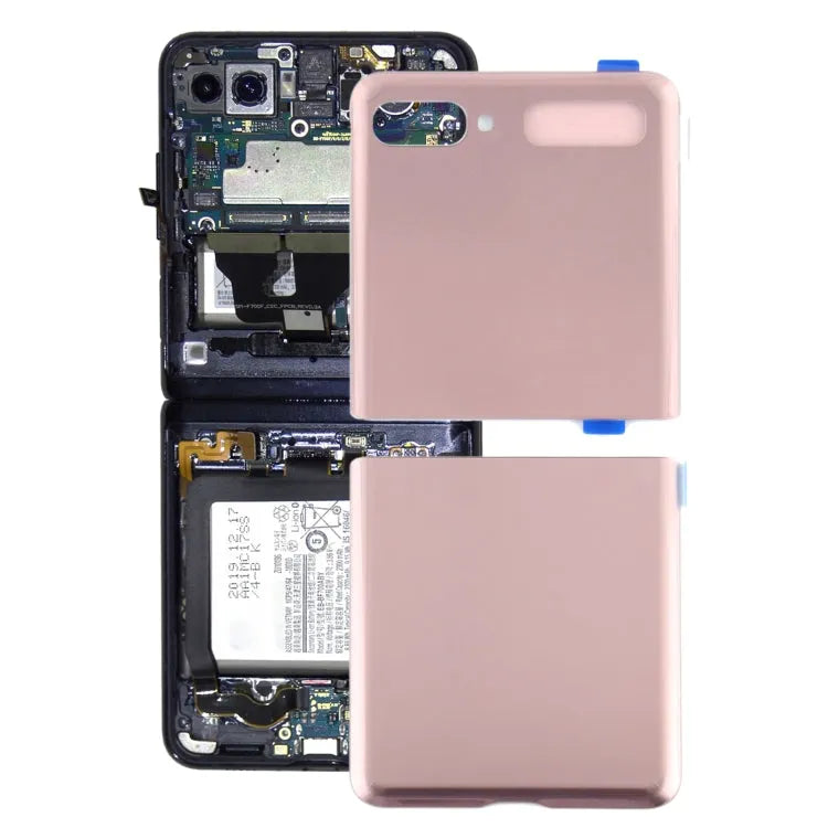 Batterij-achterklep voor Samsung Galaxy Z Flip 5G SM-F707 (roze)