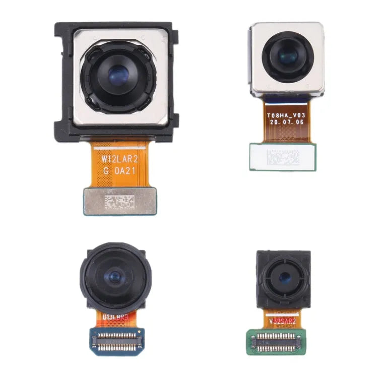 Originele complete cameraset (telefoto + groothoek + hoofdcamera + frontcamera) voor Samsung Galaxy S20 FE SM-G780