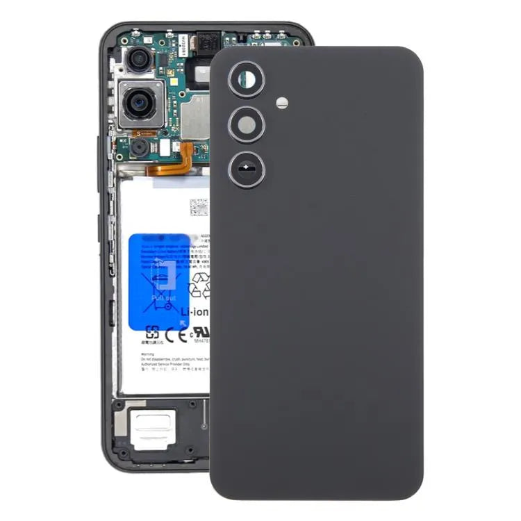 Batterijachterklep met cameralensframe voor Samsung Galaxy A54 SM-A546B (zwart)