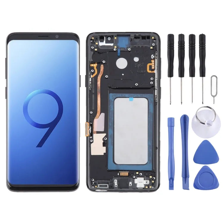 TFT LCD-scherm met frame voor Samsung Galaxy S9+ SM-G965 (zwart)