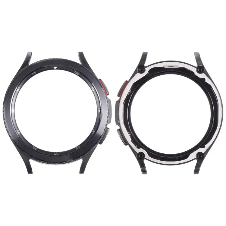 Originele LCD-frame bezel plate voor Samsung Galaxy Watch4 Classic 46 mm SM-R890 R895 (zwart)