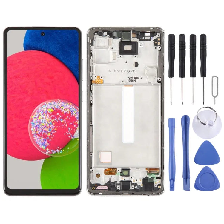 TFT LCD-schermdigitizer inclusief frame voor Samsung Galaxy A52s SM-A528B (zonder vingerafdrukherkenning)