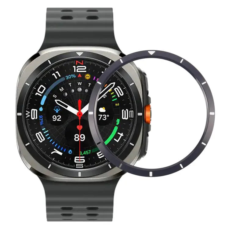 Originele tijdschaal-wijzerplaat voor Samsung Galaxy Watch Ultra 47 mm 2024 SM-L700 L705 (zilver)