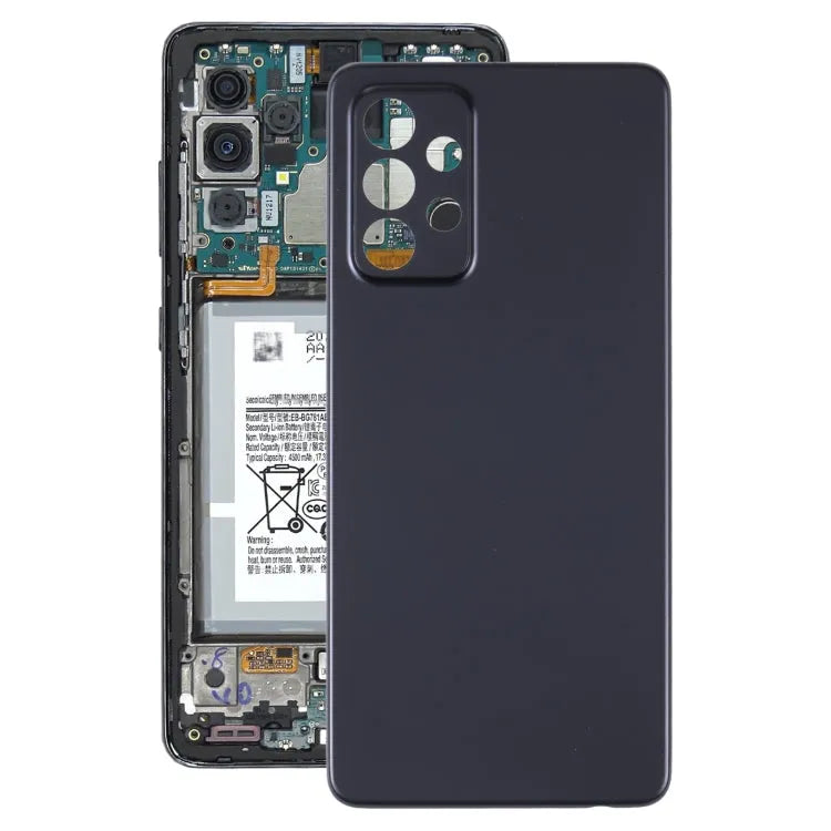 Achterkant behuizing voor Samsung Galaxy A52 5G SM-A526B (zwart)