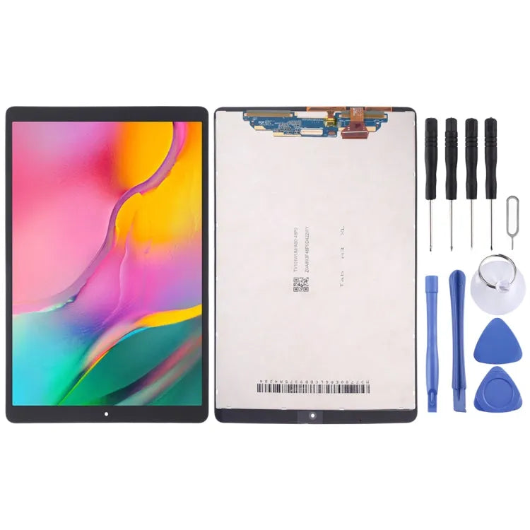 OEM LCD-schermdigitizer volledige montage voor Samsung Galaxy Tab A 10.1 SM-T510 SM-T515 (2019, WiFi, zwart)