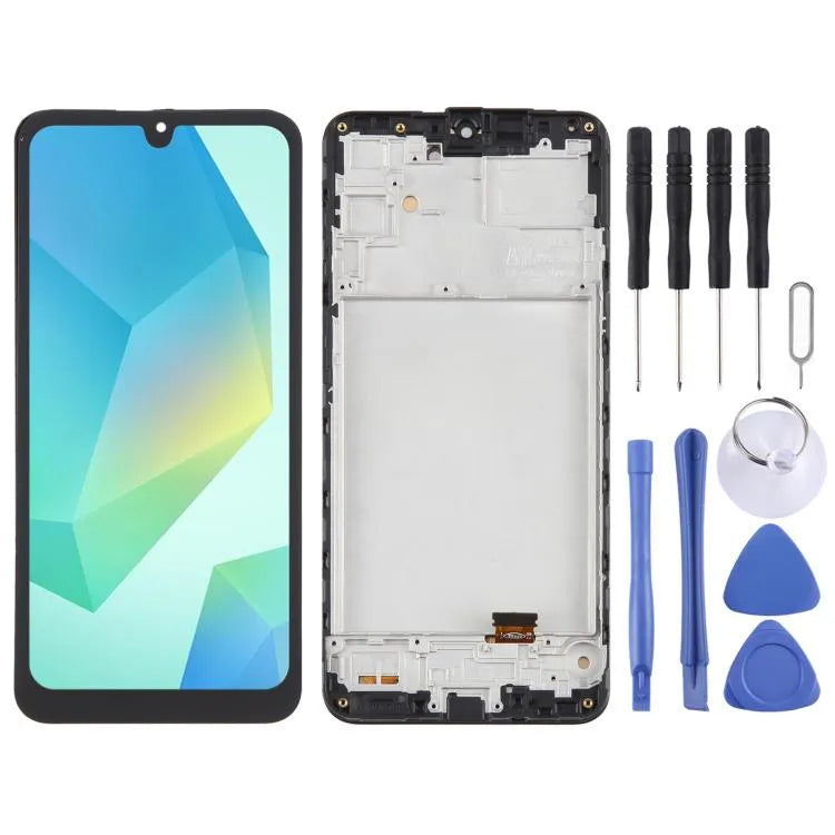 OLED LCD-schermdigitizer met frame voor Samsung Galaxy A16 4G SM-A165F 6,46 inch