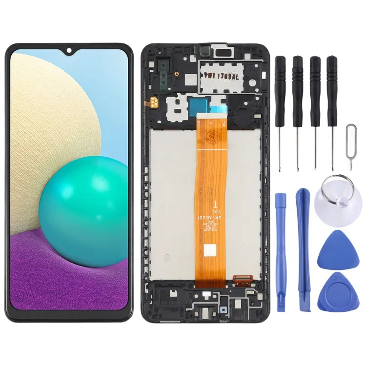 Origineel LCD-scherm met digitizer en frame voor Samsung Galaxy A02 SM-A022