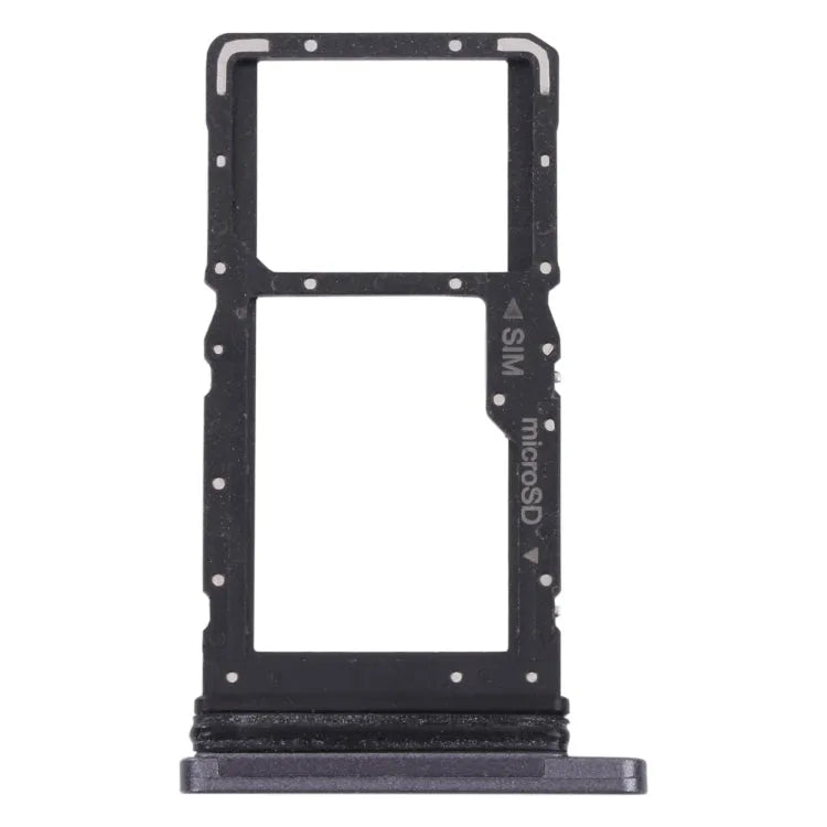 SIM-kaartlade en Micro SD-kaartlade voor Samsung Galaxy Tab A7 10,4 inch SM-T505 (2020, zwart)