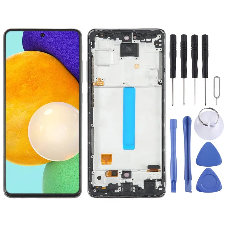 OLED LCD-schermdigitizer met frame voor Samsung Galaxy A52 5G SM-A526 6,43 inch