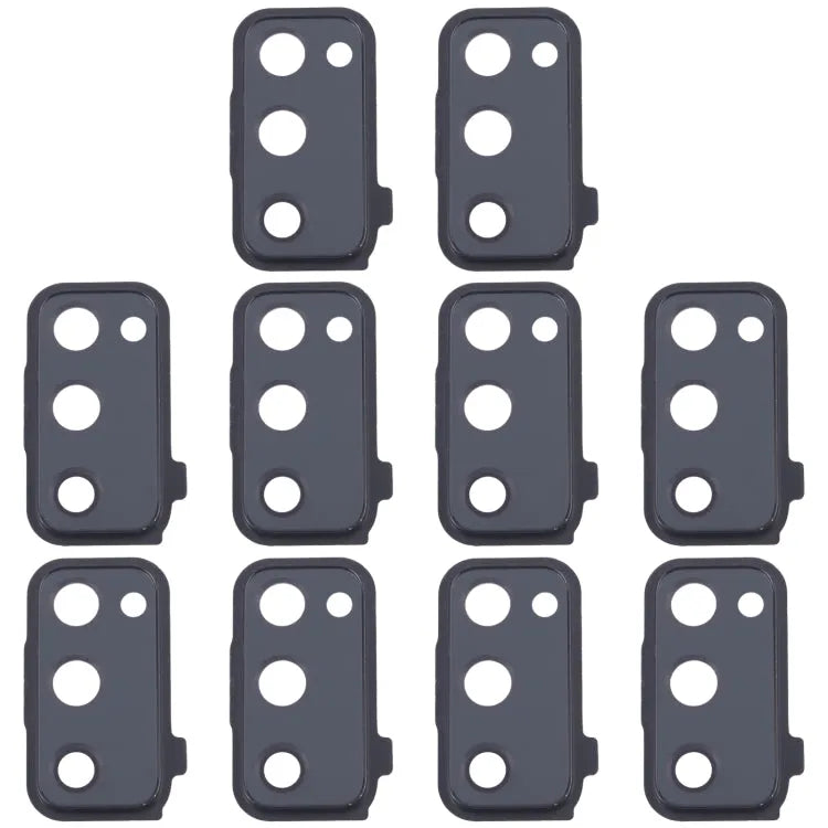 Achtercamera lenskap voor Samsung Galaxy S20 FE SM-G780F (10 stuks, zwart)