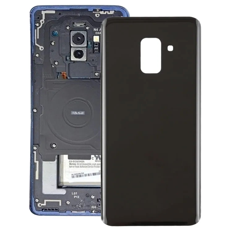 Achterkant batterijklep voor Samsung Galaxy A8 A530 (2018, zwart)