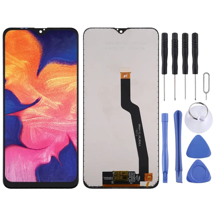LCD-scherm en digitizer volledige montage voor Samsung Galaxy A10 SM-A105G (zwart)