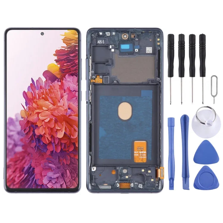 Incell LCD-schermdigitizer met frame voor Samsung Galaxy S20 FE SM-G780 (geen vingerafdruk)