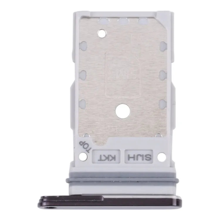 Originele SIM-kaarthouder dubbel voor Samsung Galaxy S22 Ultra 5G SM-S908B (zwart)