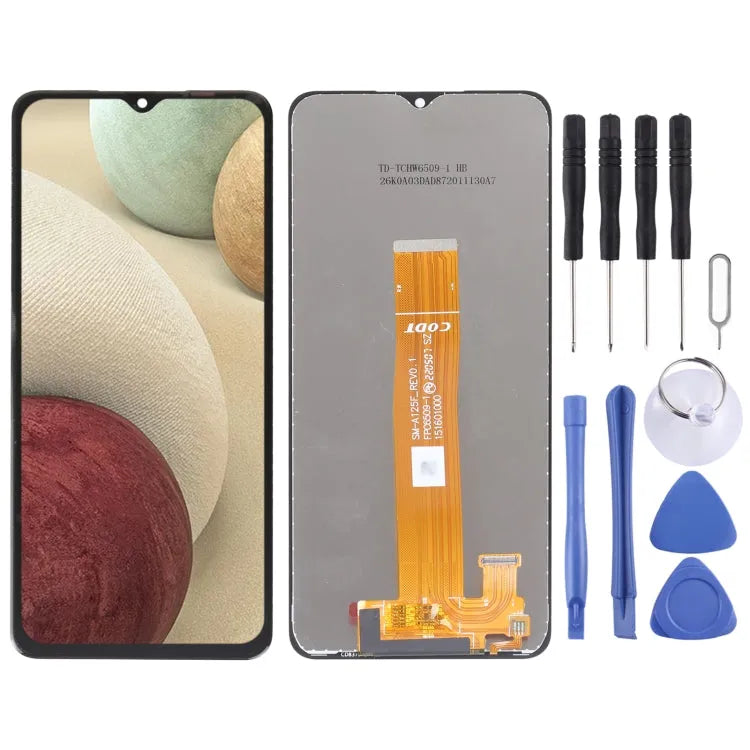LCD-scherm en digitizer volledige montage voor Samsung Galaxy A12 A12 Nacho A02 SM-A125 SM-A127 SM-A022
