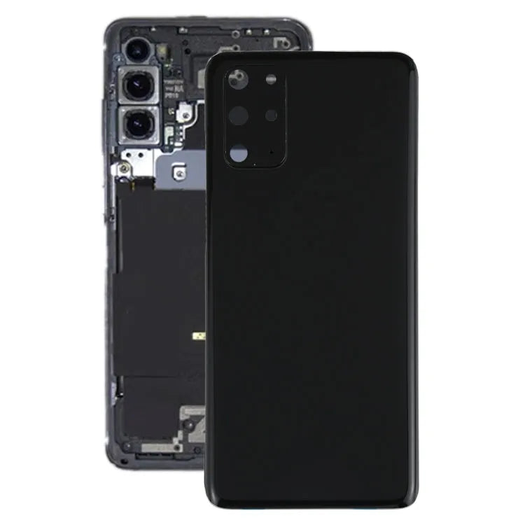 Batterij-achterklep met cameralensframe voor Samsung Galaxy S20+ (zwart)