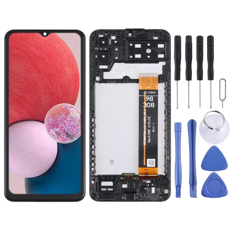 Originele LCD-schermdigitizer met frame voor Samsung Galaxy A13 4G SM-A135F