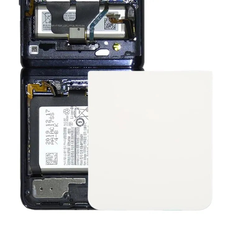 Achterkant behuizing voor Samsung Galaxy Z Flip5 SM-F731B (wit)