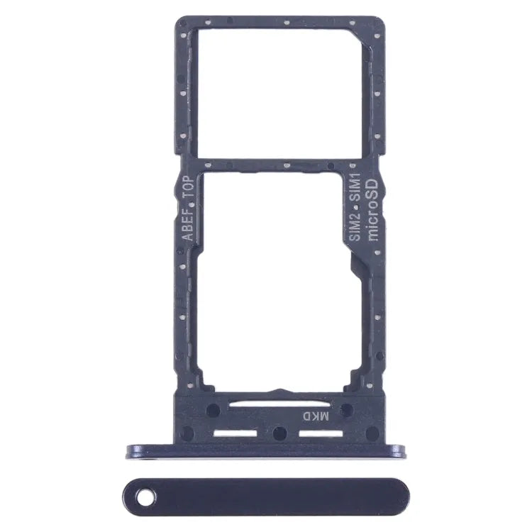 Originele SIM-kaartlade en Micro SD-kaartlade voor Samsung Galaxy A25 5G SM-A256B (zwart)