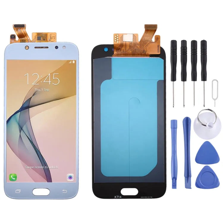 OLED LCD-schermdigitizer volledige montage voor Samsung Galaxy J5 J5 Pro J530F/DS J530Y/DS (2017, blauw)