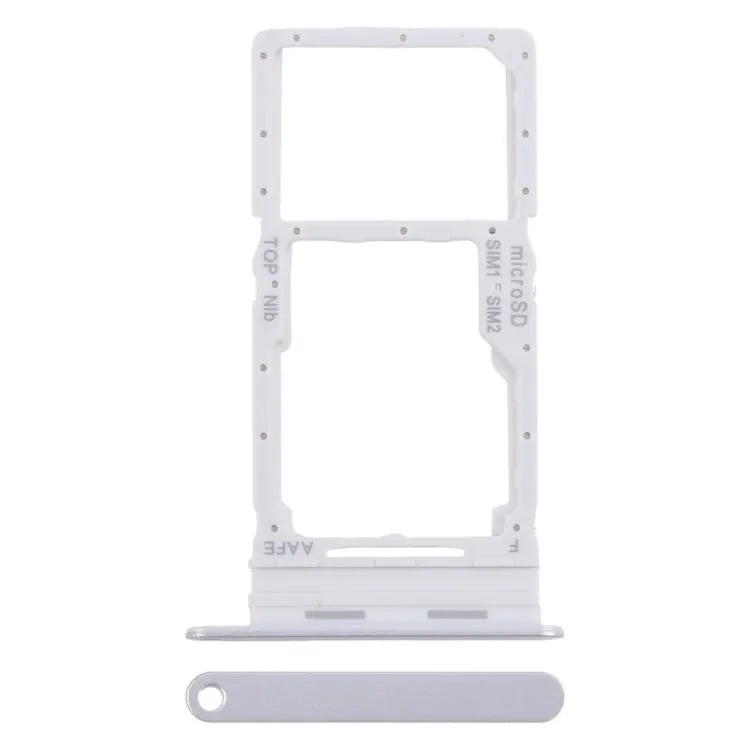 Originele SIM-kaartlade en SIM Micro SD-kaartlade voor Samsung Galaxy A16 SM-A165F (zilver)