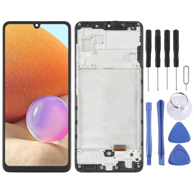OLED LCD-scherm met digitizer en frame voor Samsung Galaxy A32 4G SM-A325