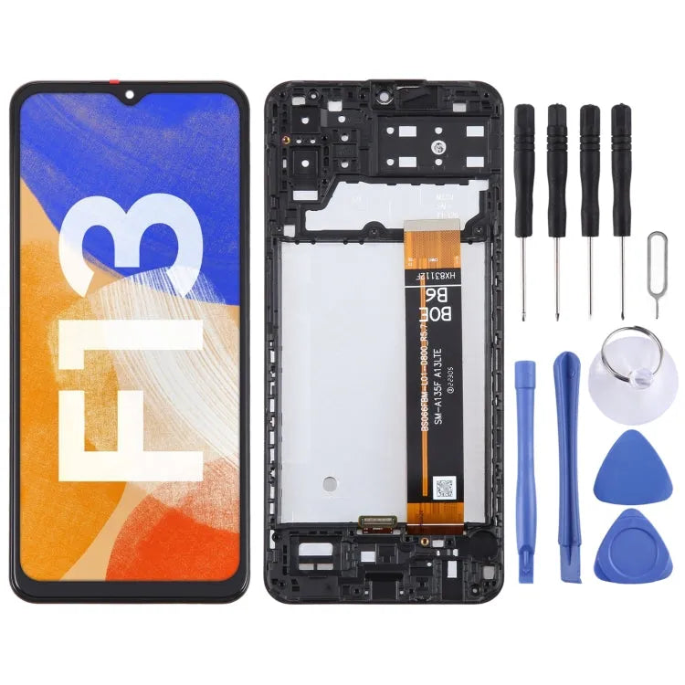 Origineel LCD-scherm met digitizer en frame voor Samsung Galaxy F13 SM-E135F