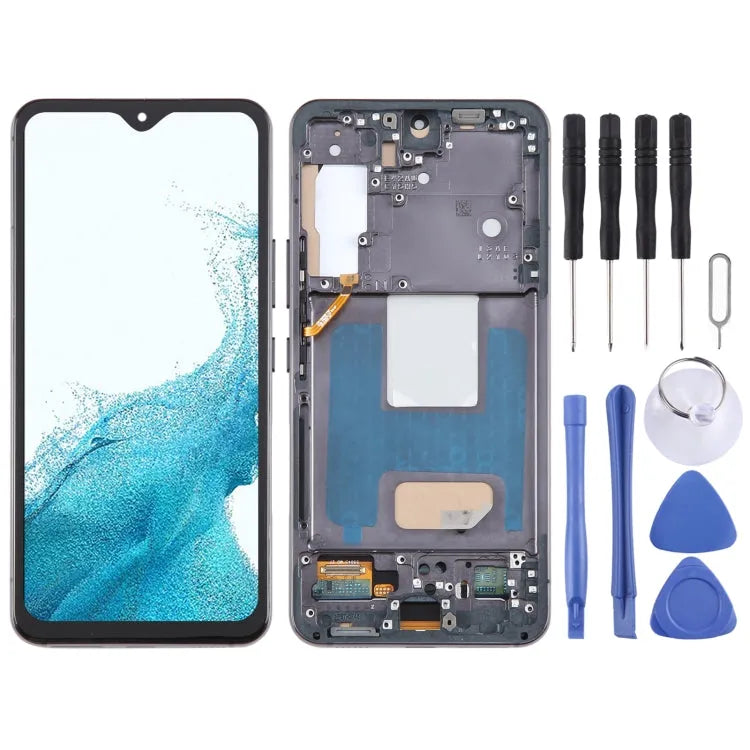TFT LCD-schermdigitizer met frame voor Samsung Galaxy S22 (Amerikaanse versie)
