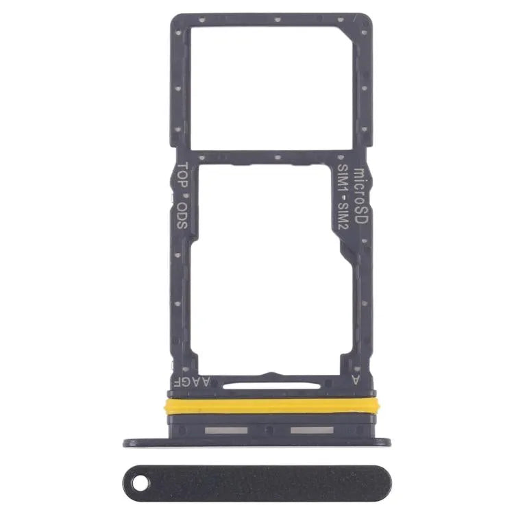 Originele SIM + SIM/Micro SD-kaartlade voor Samsung Galaxy A17 4G SM-A175F (zwart)