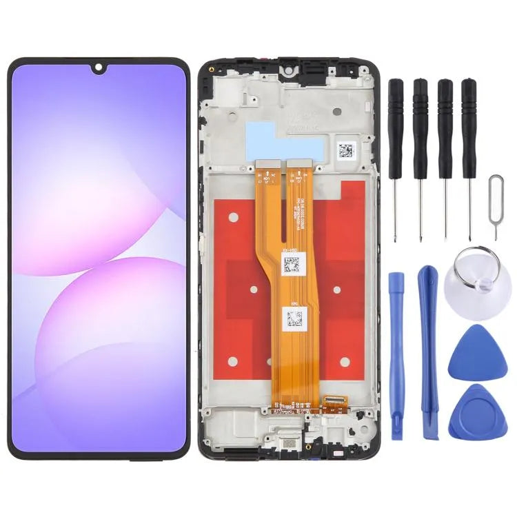 Origineel LCD-schermdigitizer met frame voor Samsung Galaxy A07 4G SM-A075F