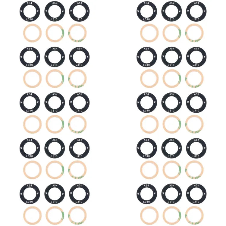 Achteruitrijcameralens 10 stuks voor Samsung Galaxy M54 SM-M546B