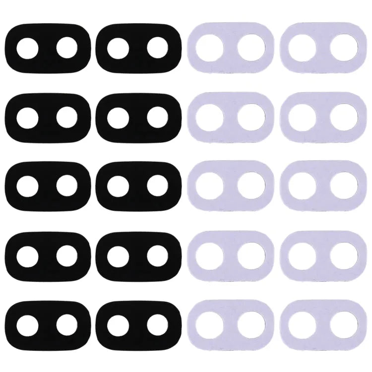 Set 10 stuks achtercameralens met lijm voor Samsung Galaxy J3 J5 en J7 (2017) J330 J530 J730