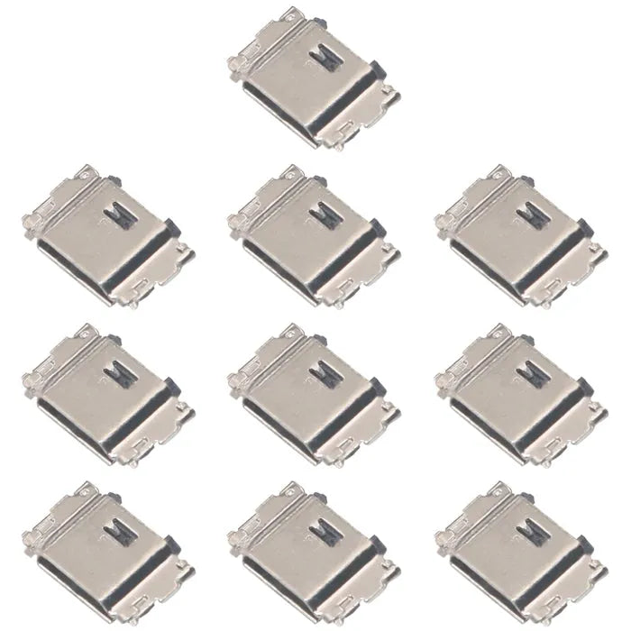 Set 10 stuks micro-USB oplaadpoort-connectoren voor Samsung Galaxy J3 (2017) SM-J330