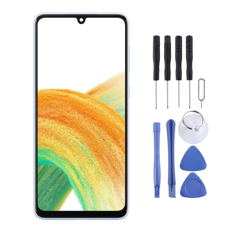 Originele Super AMOLED-schermdigitizer volledige montage voor Samsung Galaxy A33 5G SM-A336B
